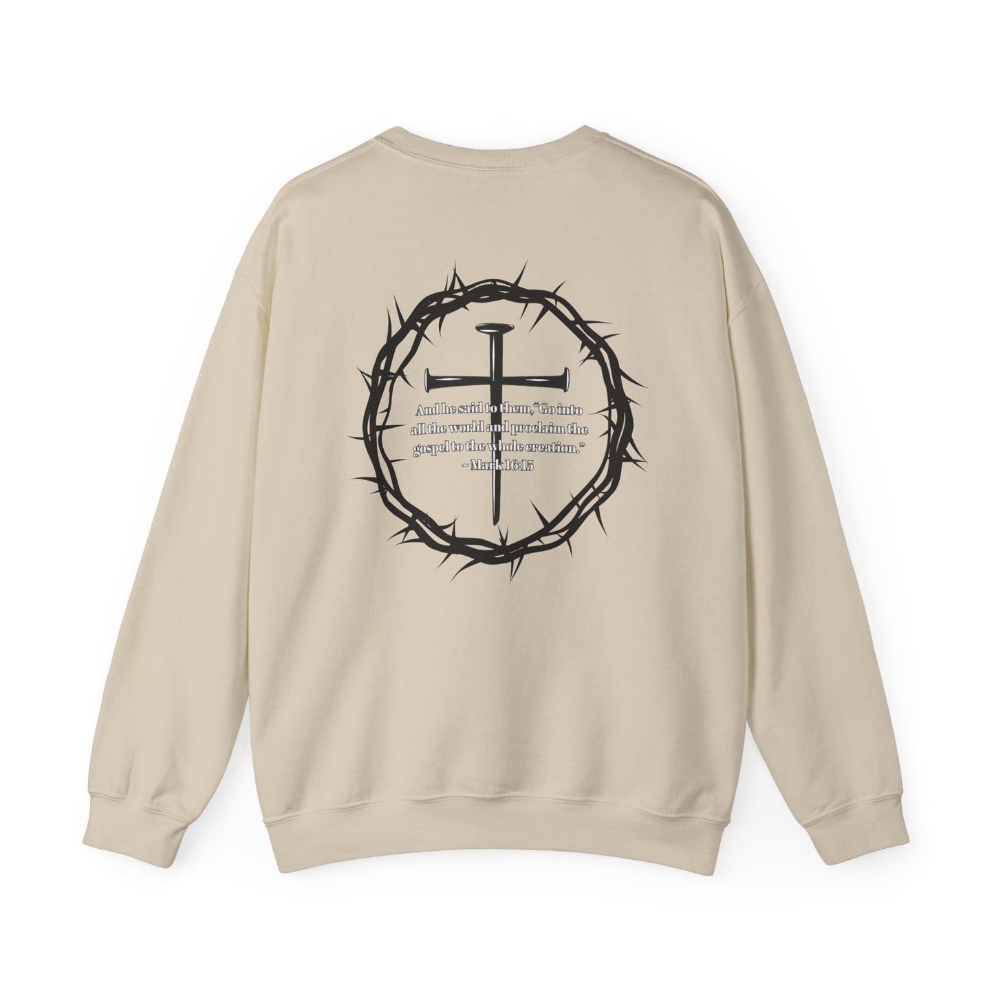 GO INTO ALL THE WORLD ADULT SWEATSHIRT