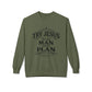 Try Jesus He’s the Man with the Plan Sweatshirt – Christian Faith Crewneck