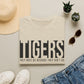 GILDAN * Tigers Graphic T-Shirt — 'Tigers' Bold Text Design