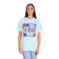 COMFORT COLORS - America Floral T-Shirt — Red, White & Blue Patriotic Tee