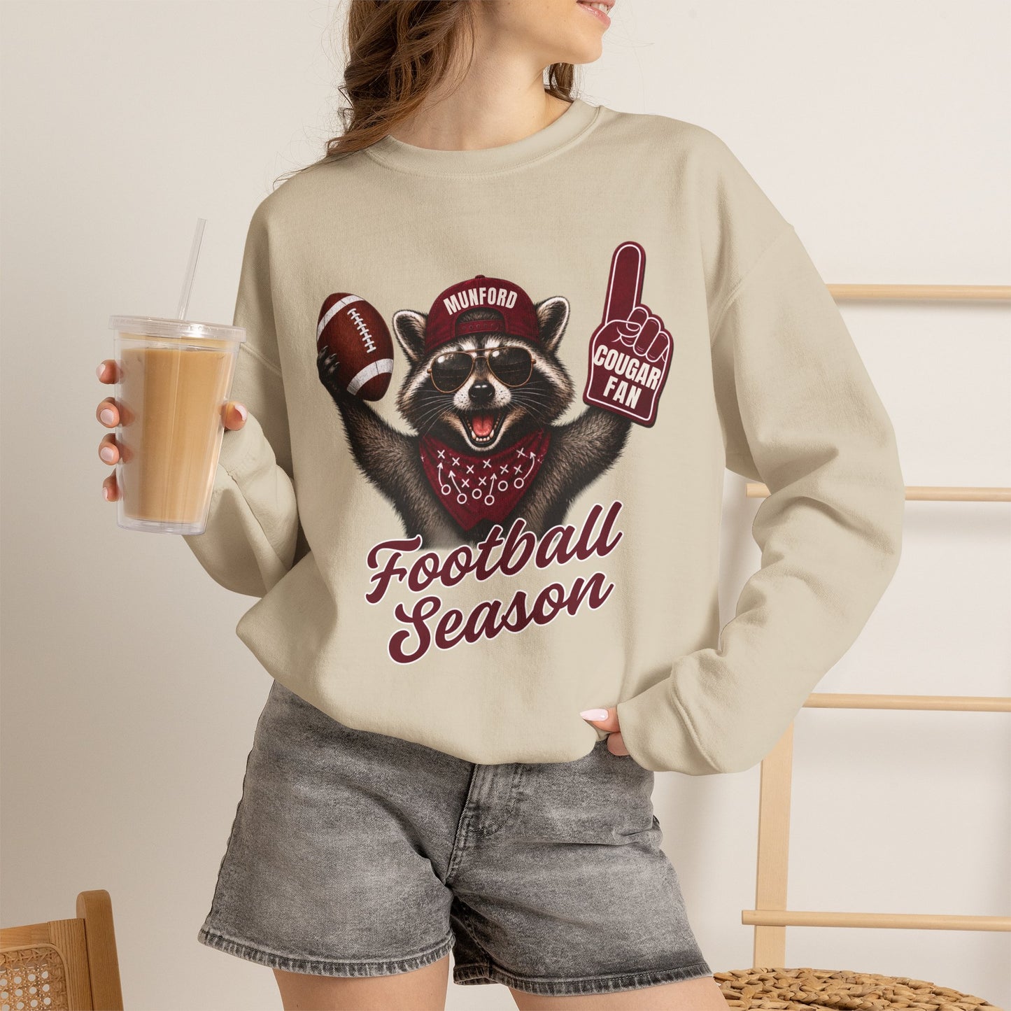GILDAN - COUGARS - Unisex Heavy Blend™ Crewneck Sweatshirt