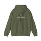 GET DOWN IN THE GOSPEL ADULT HOODIE GREEN CAMO CROSS