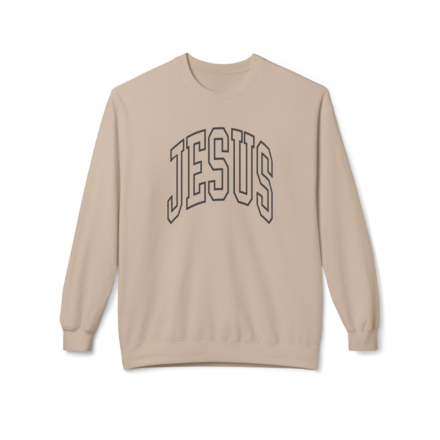Jesus Arch Logo Sweatshirt — Christian Crewneck Pullover