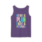 COMFORT COLORS - Inspirational Tank Top — "He Has a Plan, I Have a Purpose" Motivational Graphic Tank