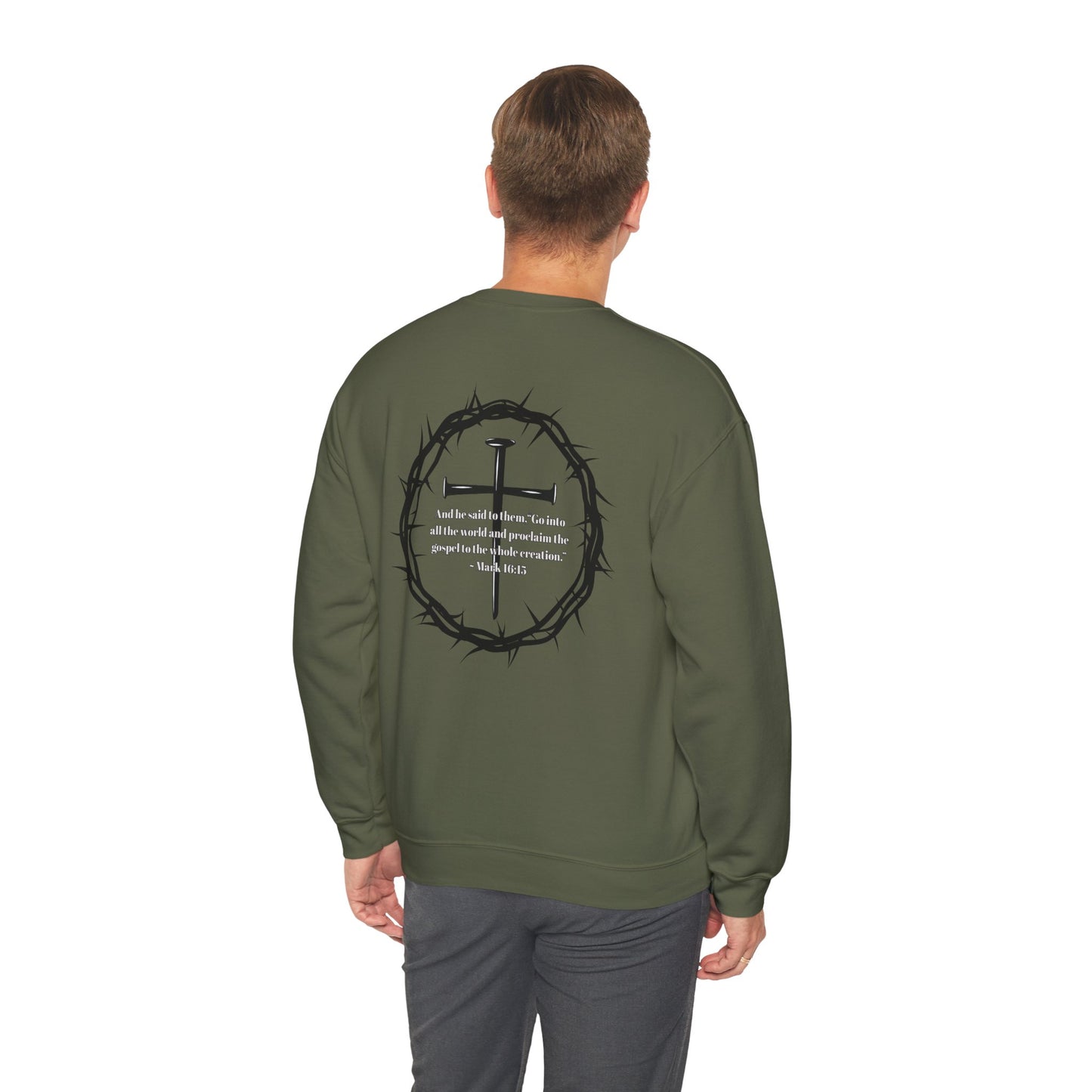 GO INTO ALL THE WORLD ADULT SWEATSHIRT