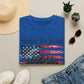 GILDAN - United We Stand T-Shirt — Patriotic American Flag Military Tribute Tee
