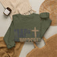 GILDAN - Worship Crewneck Sweatshirt — "Made to Worship to Him" Christian Pullover