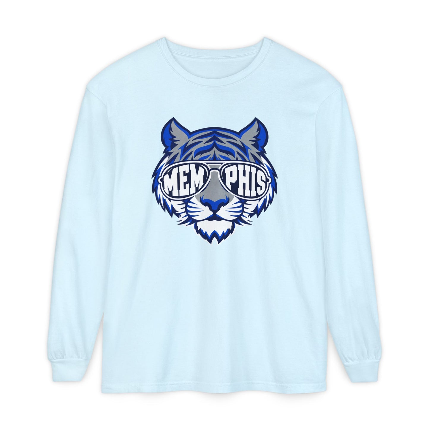 COMFORT COLORS - Memphis Tiger Sunglasses Long Sleeve Tee