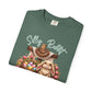 COMFORT COLORS -  Silly Rabbit Easter Bunny T-shirt | Pastel Eggs, Basket, Cross Back Print