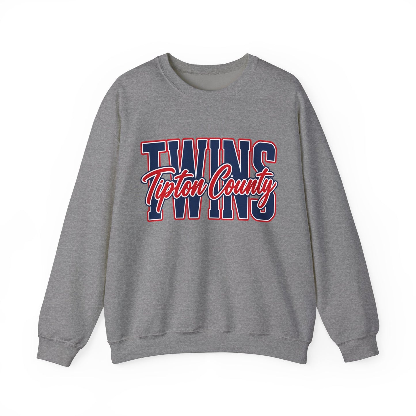 GILDAN - Crewneck Sweatshirt - Tipton County Twins Retro Logo