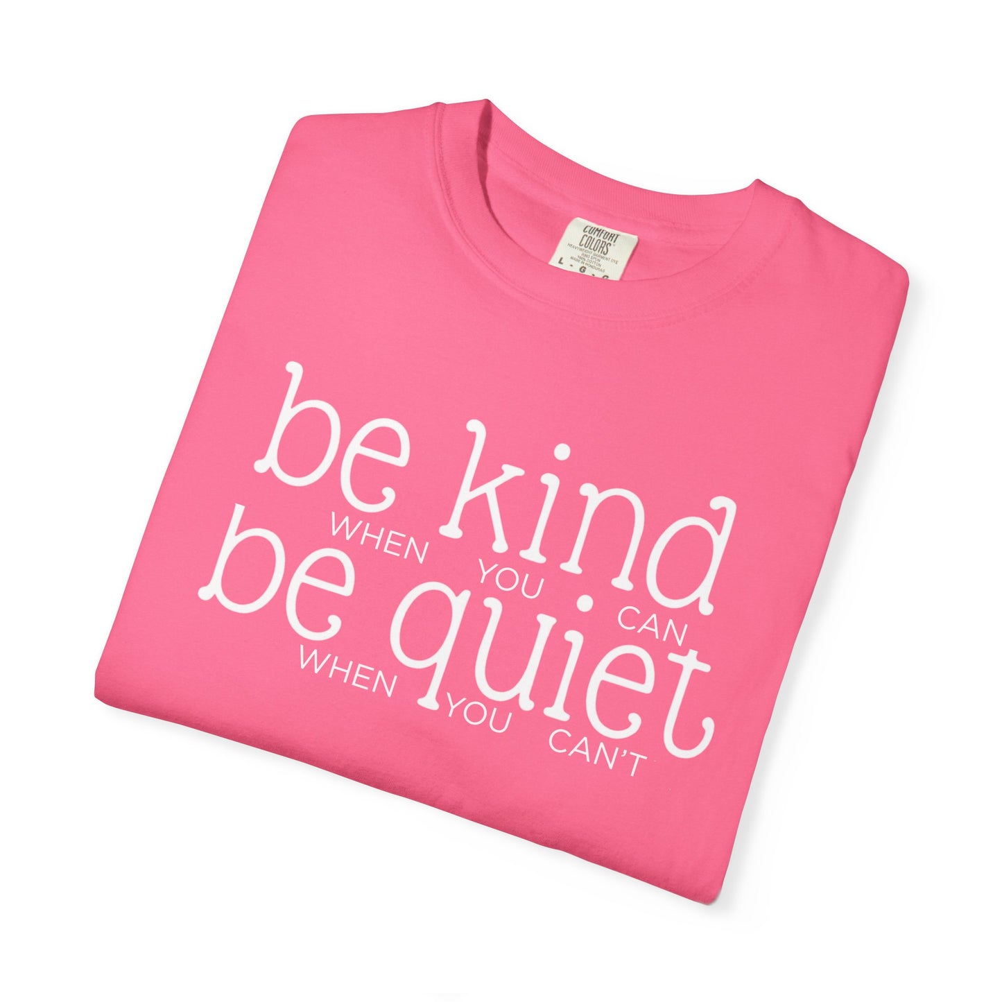 COMFORT COLORS - Garment-Dyed T-Shirt — Soft Vintage White Crew Tee