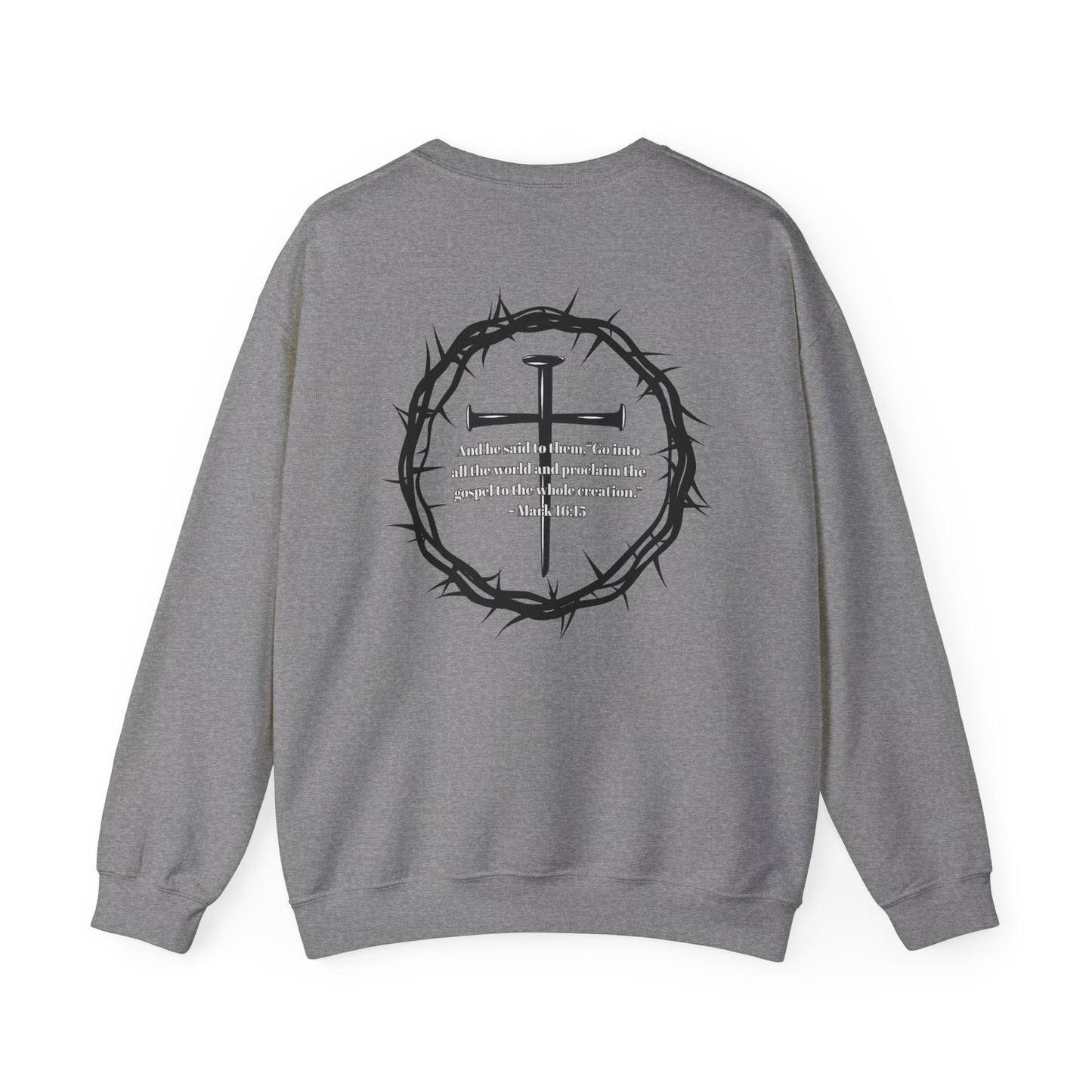 GO INTO ALL THE WORLD ADULT SWEATSHIRT