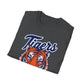 GILDAN -Tigers Graphic T-Shirt — Vintage Tiger Head Sports Tee