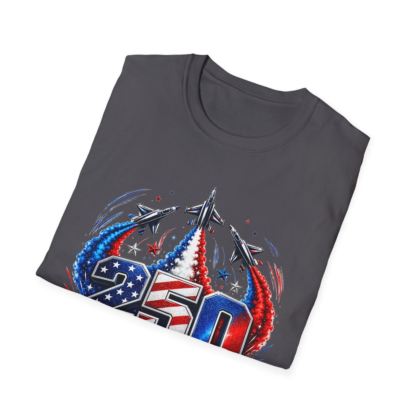 GILDAN - 250 Years of Freedom T-Shirt — Patriotic Jet Tribute