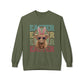 Easter Cow Crewneck Sweatshirt — Retro Bunny Ears & Sunglasses