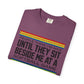 COMFORT COLORS - Softball Game T-Shirt – "People Think I'm Nice Until They Sit Beside Me at a Softball Game"