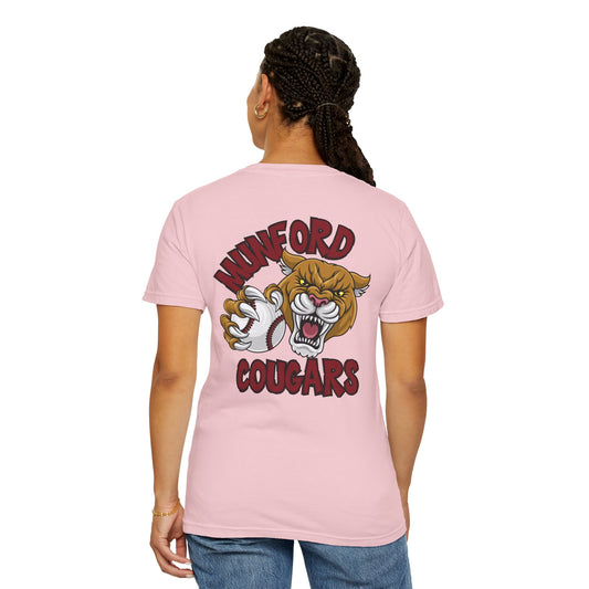 COMFORT COLORS - Cougars Mascot T‑Shirt — Munford Cougar School Spirit Tee