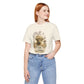 Christian Cow Graphic Tee - "Don't Follow the Herd, Follow the Word" Floral Cross T-Shirt