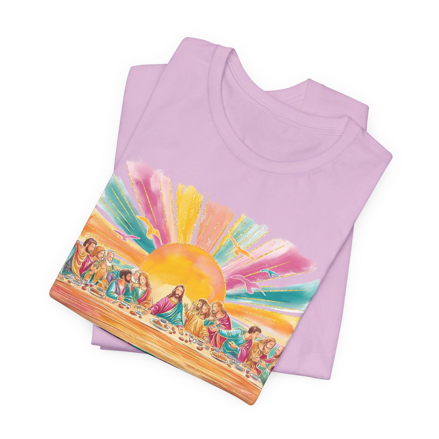 BELLA CANVAS -  The Last Supper Tee — "You can sit with us" Christian Graphic T-Shirt