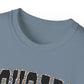 Cougars Arch Logo Tee Leopard Print Outline— Vintage Collegiate Graphic T-Shirt