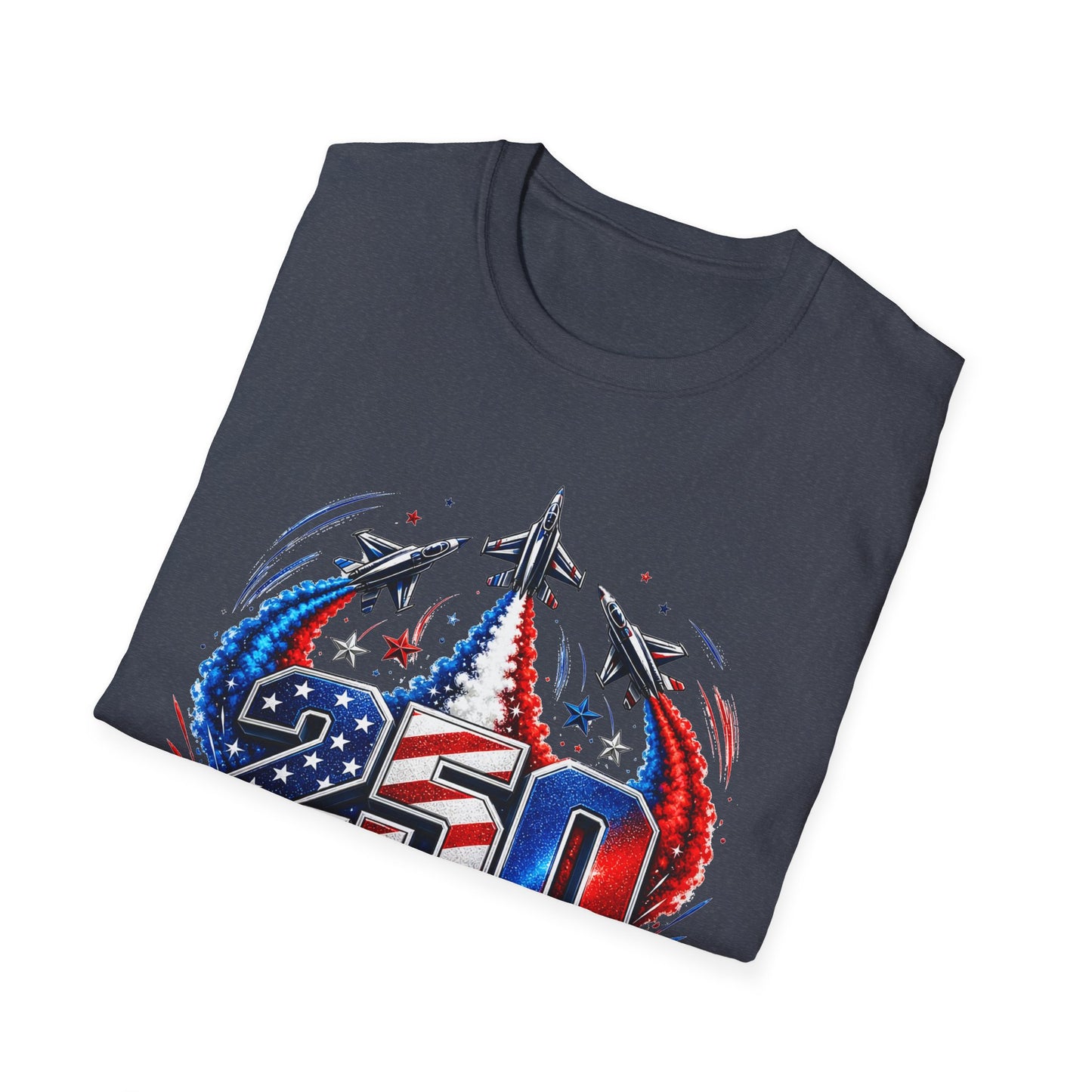 GILDAN - 250 Years of Freedom T-Shirt — Patriotic Jet Tribute