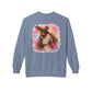 Christian Sweatshirt — Jesus Carrying Cross Crewneck (Faith Over Fear)