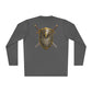 Christian Shield & Swords Long Sleeve Tee — "Get Down on Your Knees" Faith Graphic