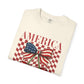 COMFORT COLORS - America Cherry Graphic T-Shirt — Patriotic 4th of July Tee