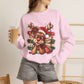 GILDAN - Cute Christmas Reindeer Crewneck Sweatshirt