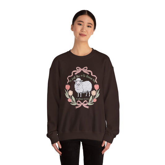 HE LEFT THE 99 WITH RIBBON FRAME ADULT SWEATSHIRT - FRONT AND BACK PRINT