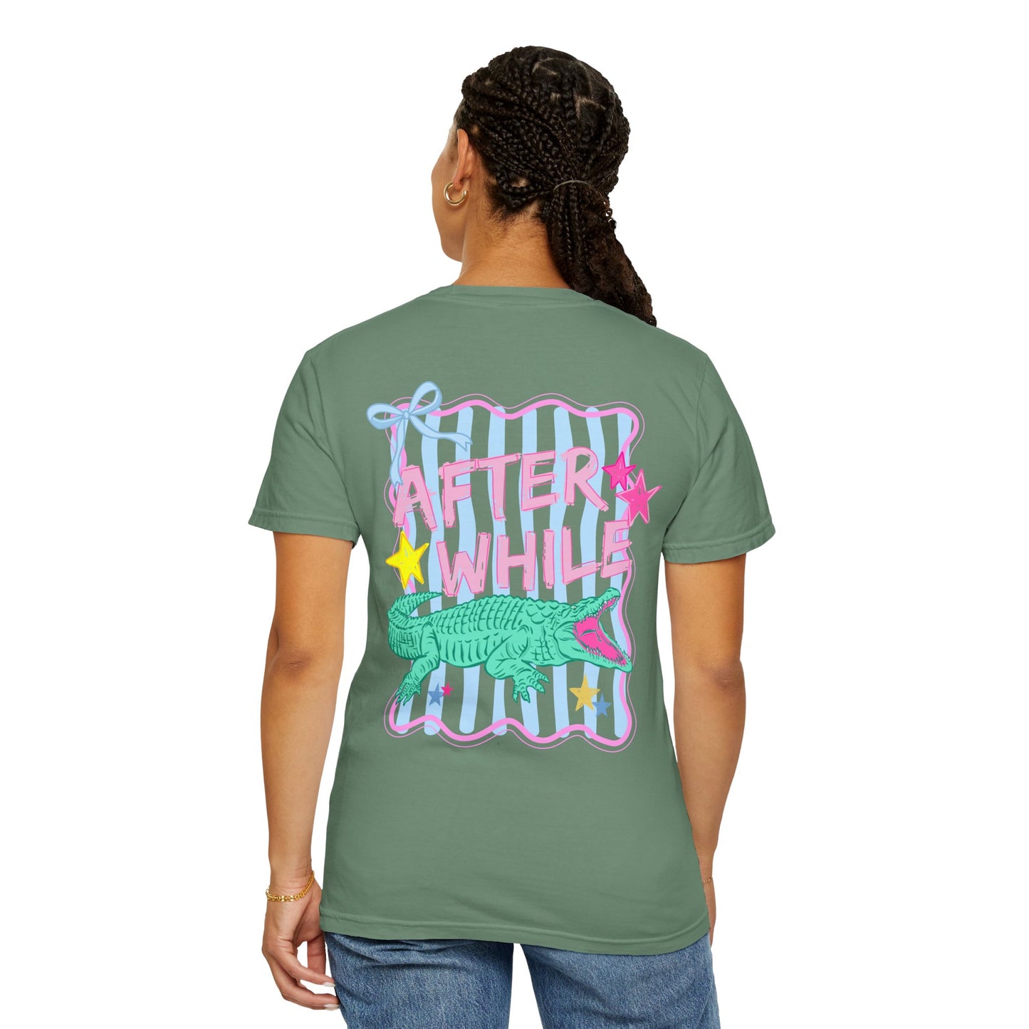 COMFORT  COLORS - Later/Afterwhile Alligator T-Shirt — Retro Pastel Graphic Tee