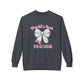 World’s Best Teacher Crewneck Sweatshirt — Bow & Pencil Teacher Gift