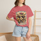 COMFORT COLORS - Cow Graphic T-Shirt — "All the Good Ones Are a Little Crazy" Floral Sunflower Design