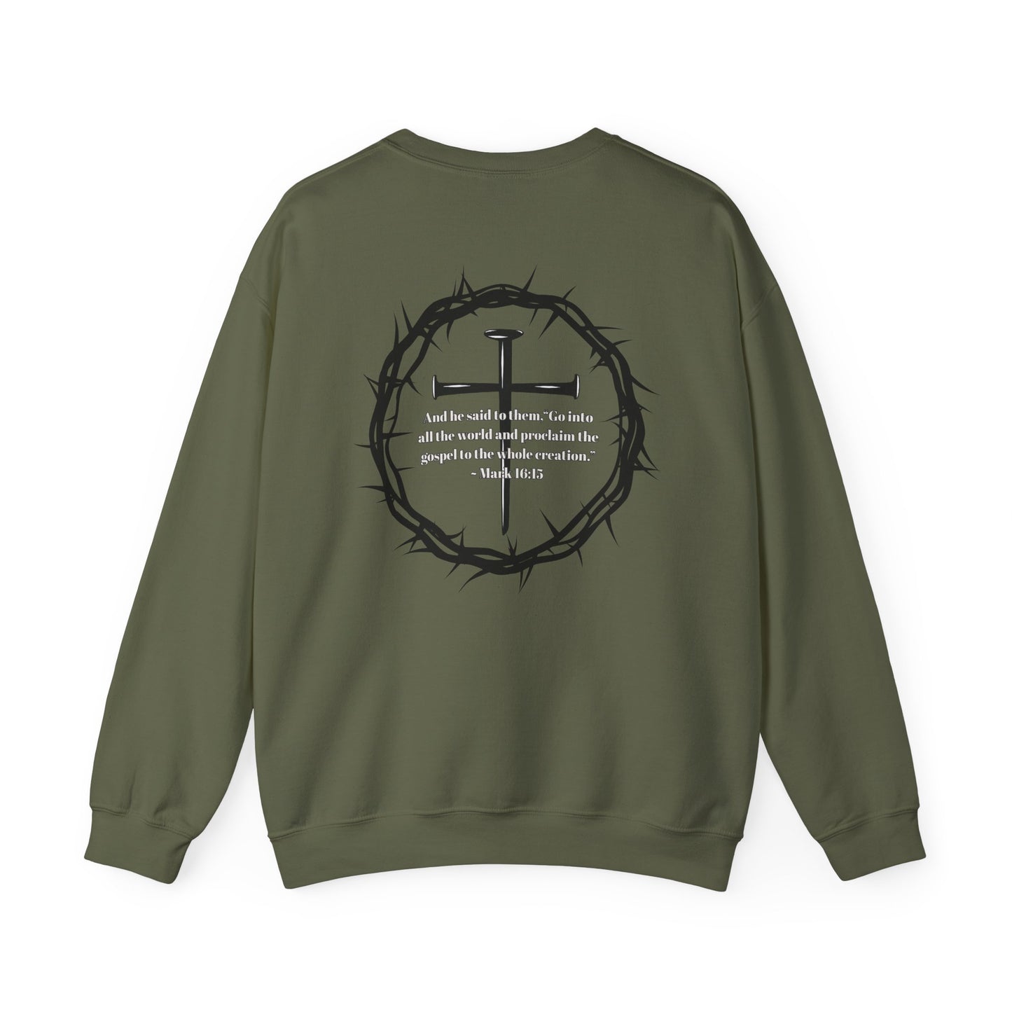 GO INTO ALL THE WORLD ADULT SWEATSHIRT