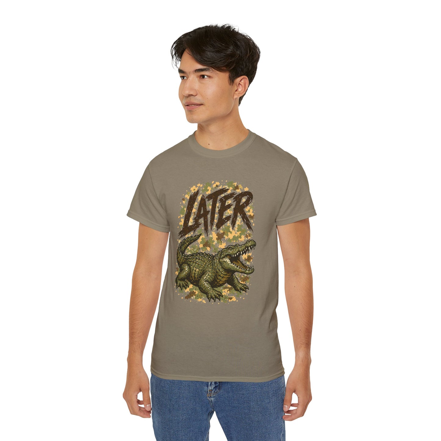 Later T‑Rex Graphic Tee — Retro Dinosaur Shirt