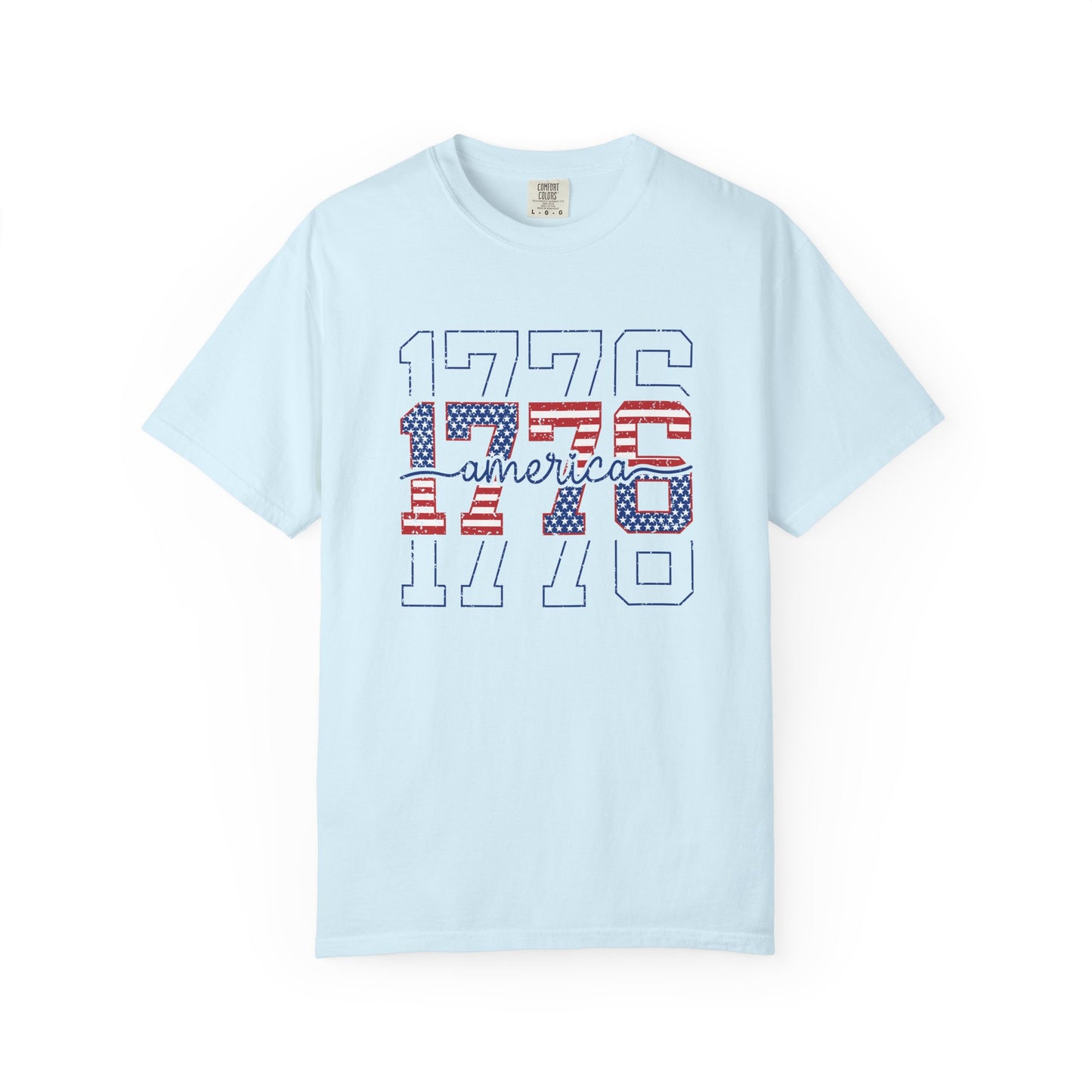 COMFORT COLORS - 1776 America Graphic T-Shirt — Patriotic Independence Day Tee