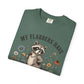 COMFORT COLOR - Raccoon Floral Tee — "My Flabbers Have Been Gasted" Graphic T-Shirt