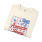 COMFORT COLORS - American Honey Graphic T-Shirt — Retro Patriotic Stars & Bows