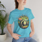 BELLA CANVAS - Easter Sunrise T-Shirt — He Is Risen Tomb & Cross Christian Tee