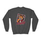 GILDAN - Cougars Youth Crewneck Sweatshirt — Cute Mascot Cougar Kid’s School Spirit Pullover