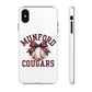 *** NEED TO PERSONALIZE THIS ? - DO NOT PURCHASE THIS ITEM - EMAIL ME @REFININGFAITHCOMPANY@GMAIL.COM - Munford Cougars Baseball Phone Case - Tough Cases Sports Team Phone Cover