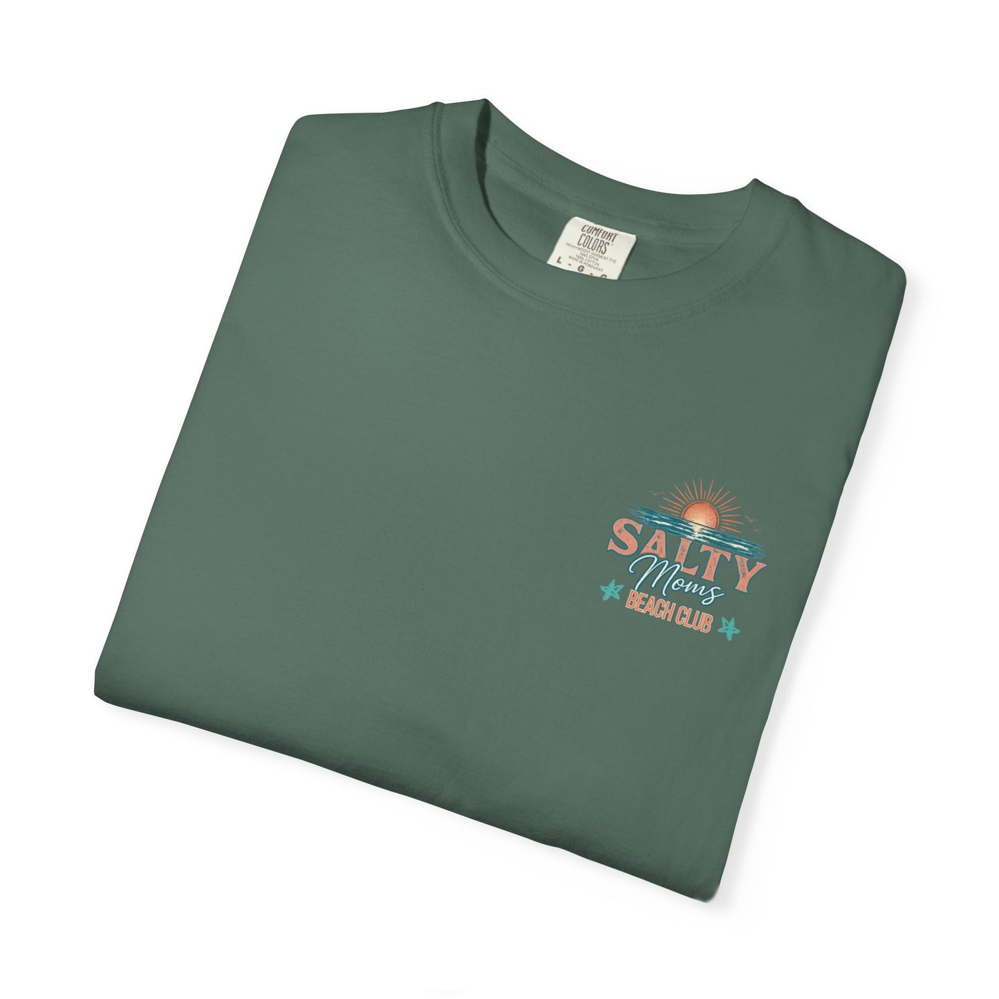 COMFORT COLORS - Salty Vibes Beach Club T-Shirt — 'Salty Memory' Coastal Graphic Tee