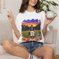 *** SPECIAL REQUESTS - MORGAN JETT - COMFORT COLORS - Baseball Player Sunset T-Shirt — "Go Jack" Personalized Team Tee