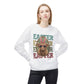 Easter Cow Crewneck Sweatshirt — Retro Bunny Ears & Sunglasses