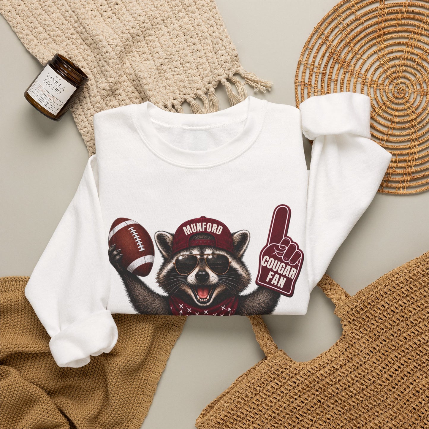 GILDAN - COUGARS - Unisex Heavy Blend™ Crewneck Sweatshirt