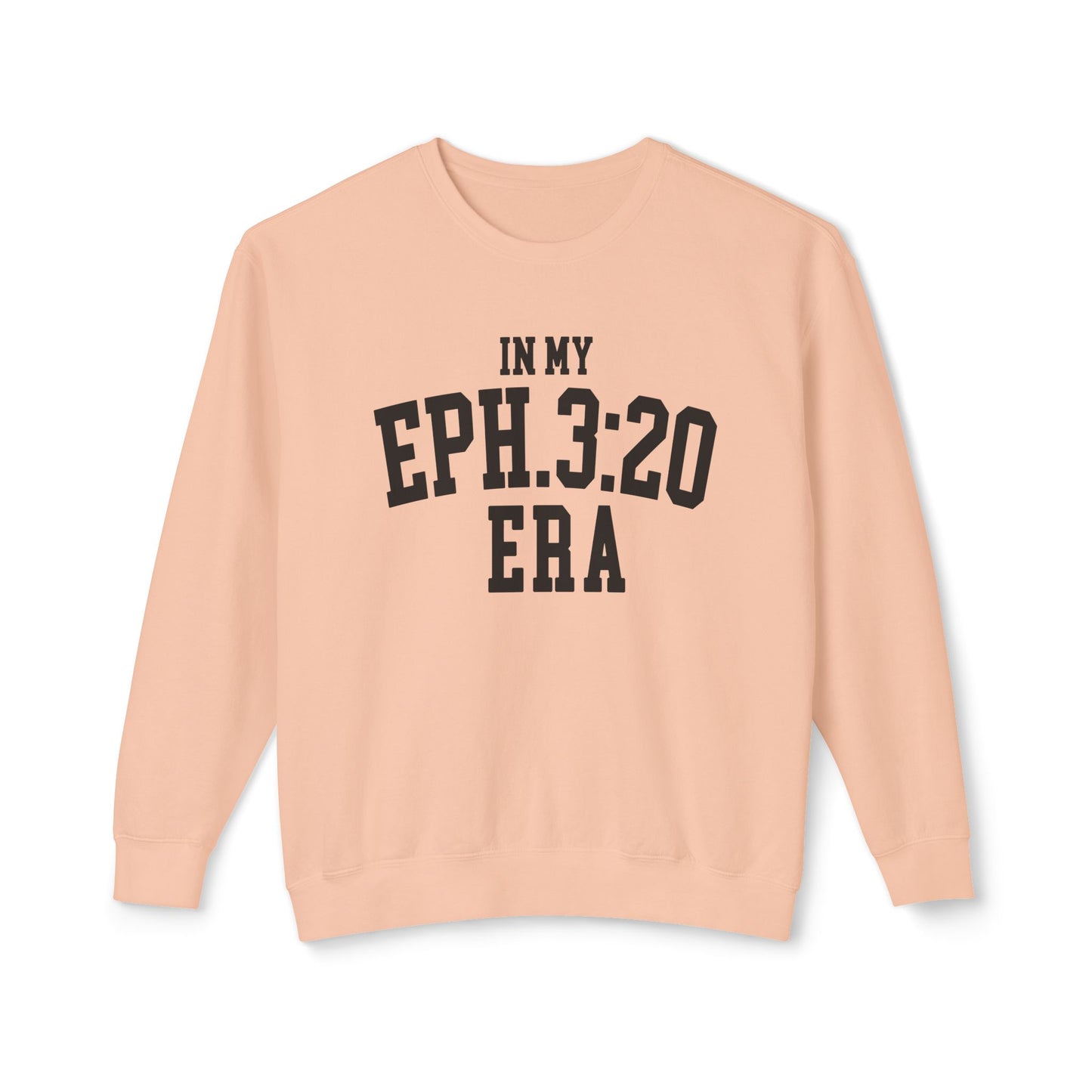 COMFORT COLORS - Eph. 3:20 Era Crewneck Sweatshirt — Inspirational Christian Pullover