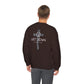 GILDAN - GET DOWN IN THE GOSPEL ADULT SWEATSHIRT GRAY CAMO CROSS