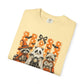 COMFORT COLORS - Spooky and Feral Halloween T-Shirt — Raccoon & Pumpkin Costume Tee