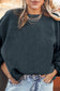 Strawberry Pink Ribbed Corduroy Oversized Sweatshirt