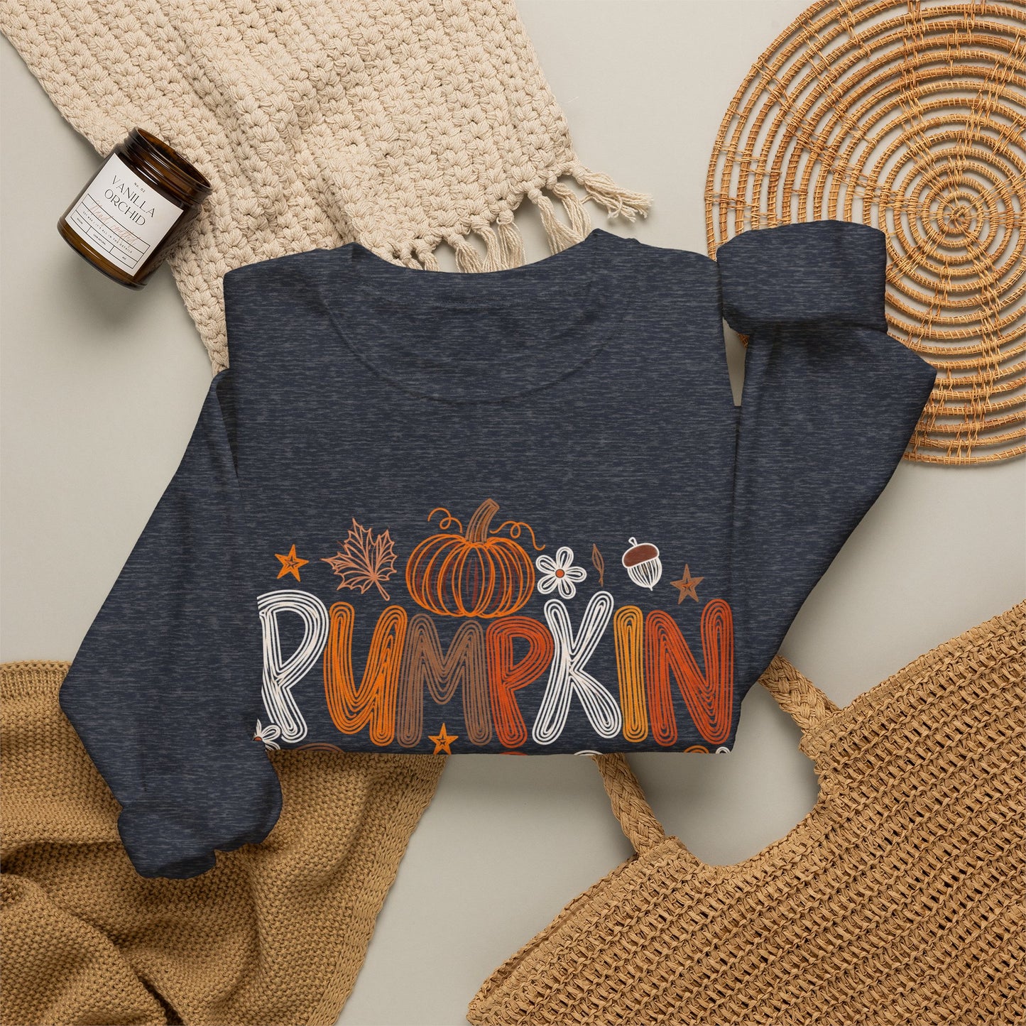 GILDAN - Pumpkin Season Fall Crewneck Sweatshirt